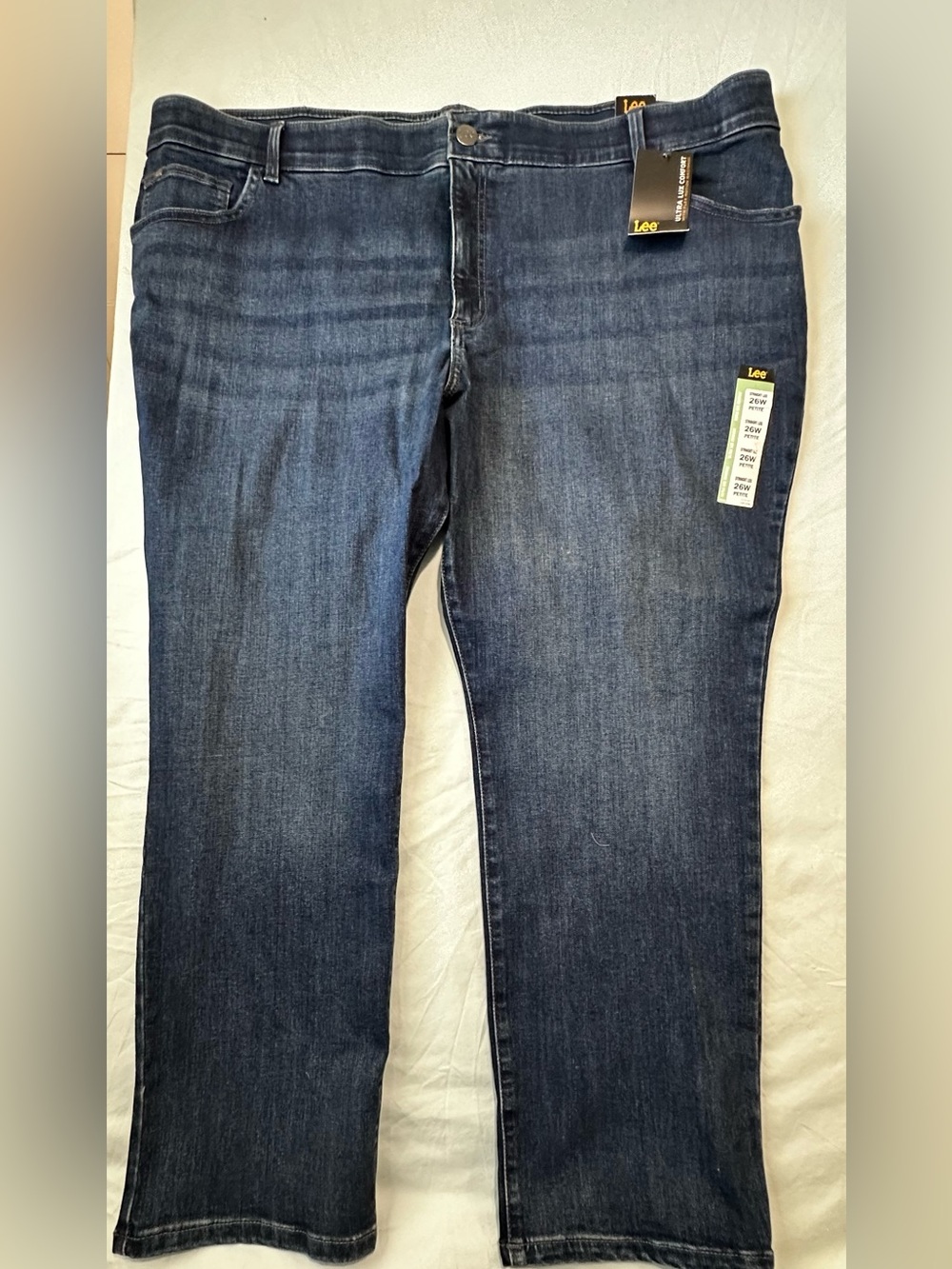 Lee Plus Ultra Lux Comfort Straight Leg Jeans | Size 26W Petite | NWT
